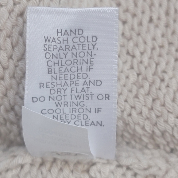 Pure Jill by J.Jill Women's Size Large Cream Multi Color Long Sleeve Sweater - Picture 2 of 12